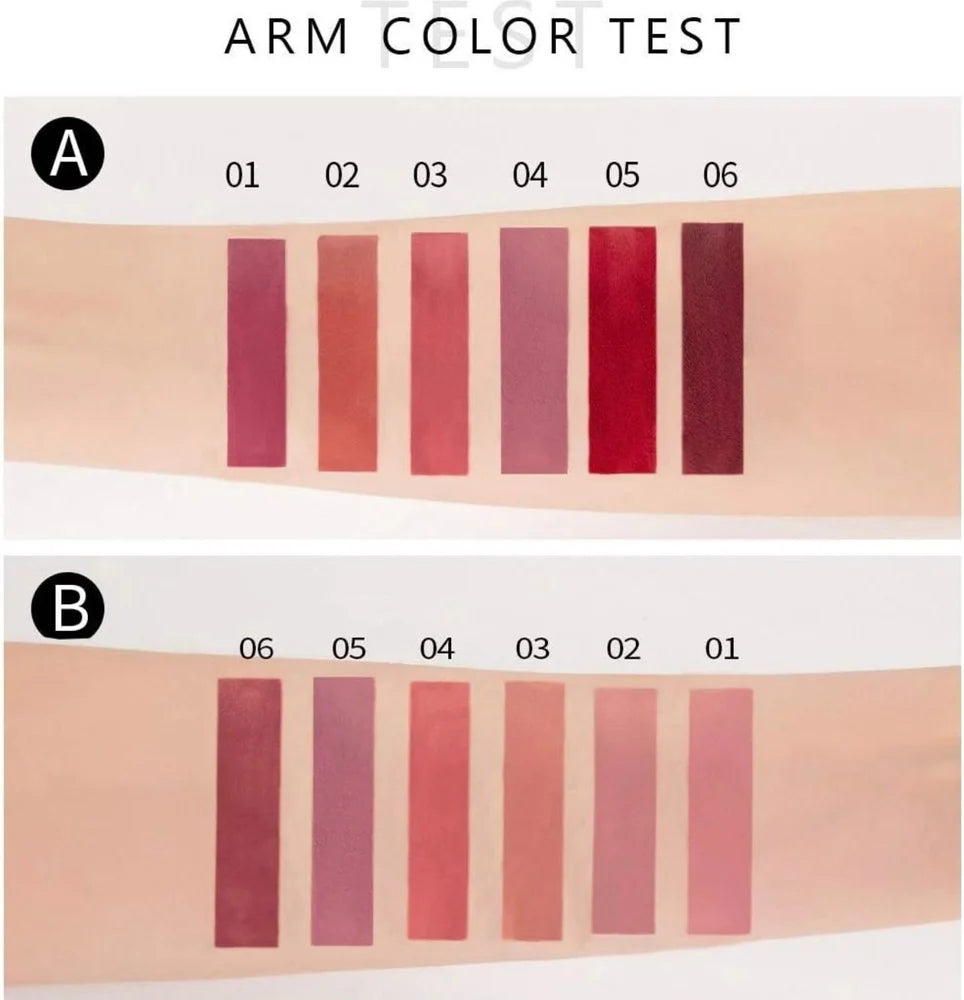 Handaiyan Matte Liquid Lipstick 6 Shades